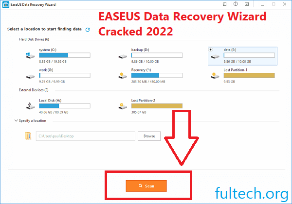EASEUS Data Recovery Wizard Crack + Key [2024]