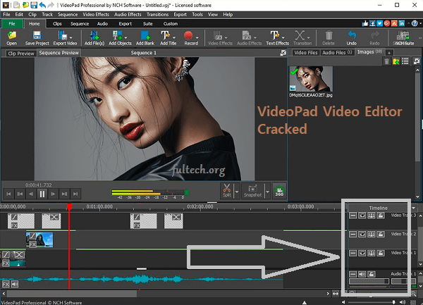 VideoPad Video Editor Crack With Keygen Full Download