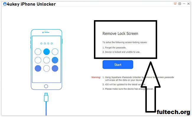 4ukey iPhone Unlocker Crack With License Key Full Download