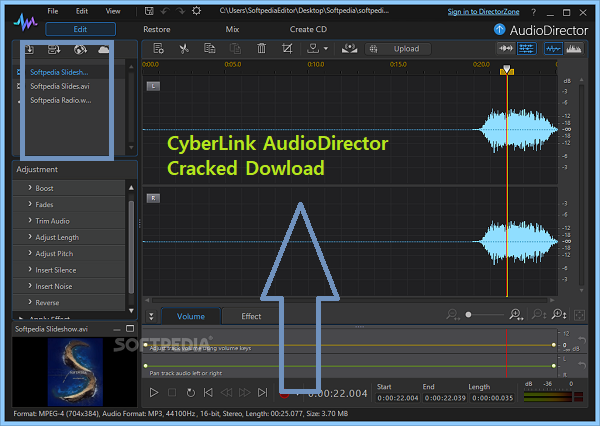 CyberLink AudioDirector Crack + Key Free Download
