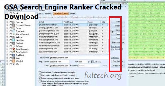 GSA Search Engine Ranker Crack + Key Free Download 