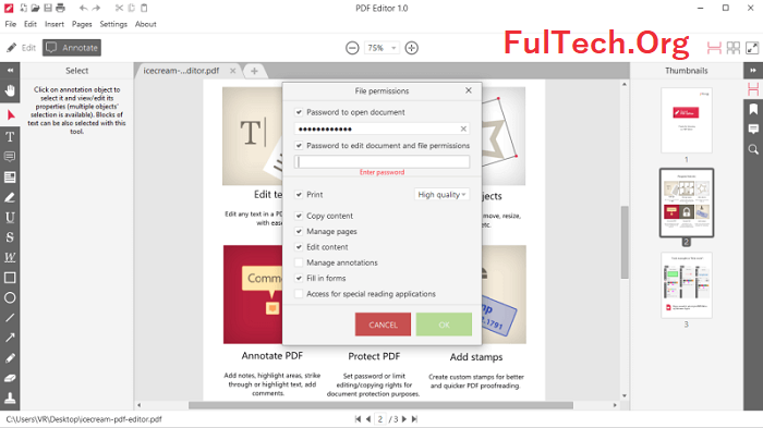 IceCream PDF Editor Crack With Key Download Free