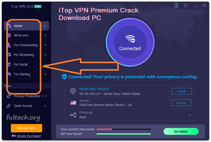 iTop VPN Crack & License Key Download Free 