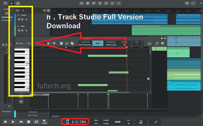 n-Track Studio Crack & Serial Key Download Free 