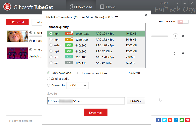 Gihosoft TubeGet Pro 9.2.44 instal the new version for mac