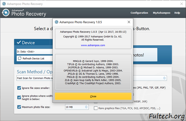 Ashampoo Photo Recovery Crack Key Download Free