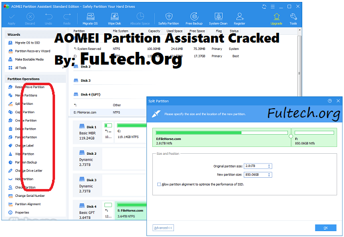 AOMEI Partition Assistant Crack + License Code Download