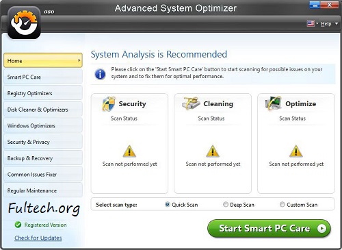 Advanced System Optimizer Crack Key Download Free 