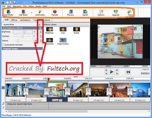 NCH PhotoStage Professional Crack Key Download Free