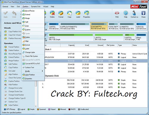 MiniTool Partition Wizard Key Crack