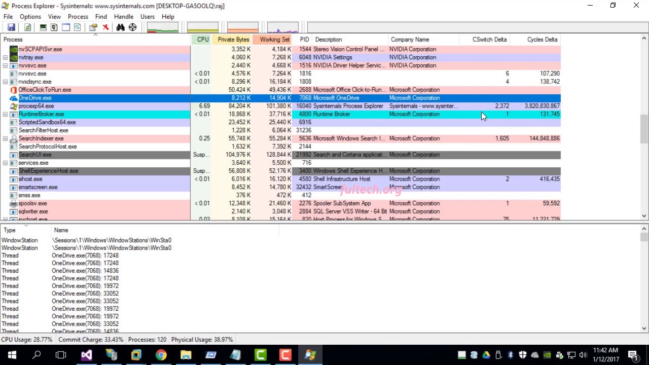 Process Explorer 17.06